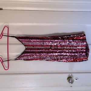 City Triangles Sequin backless cocktail dress Size 0